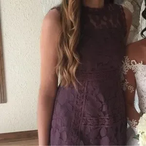 Altar'd State | Dresses | Altard State Lavender Lace Dress S High Neck  Sleeveless | Poshmark